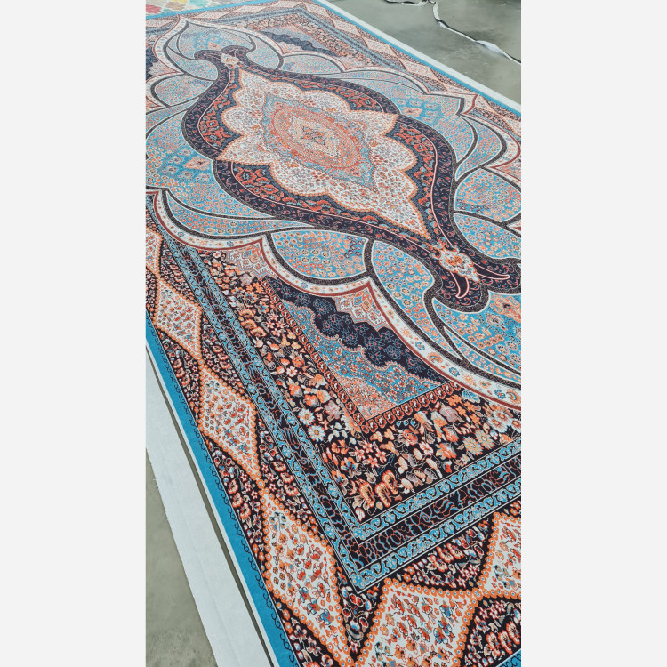 فرش مخمل مدرن طرح ابریشمی a107 (پس کرایه)