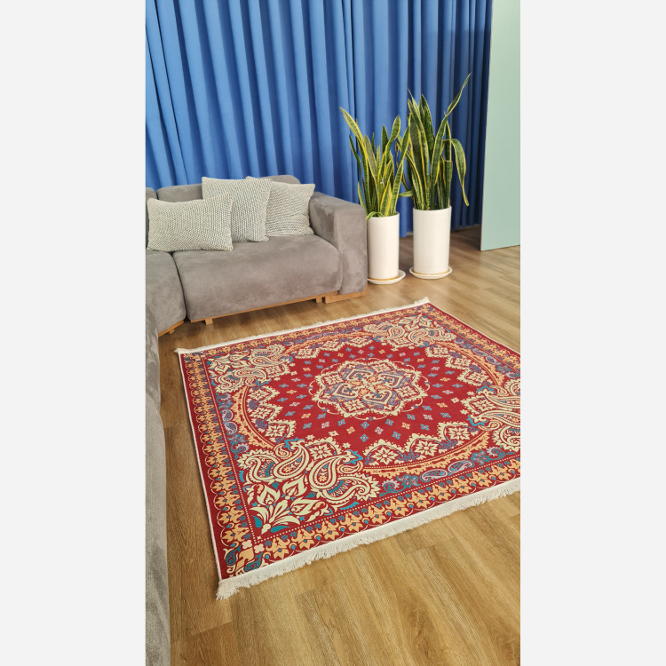 فرشینه مخمل مربعی استُپ دار ( اصلا سُر نمیخوره ) q117 (پس کرایه)