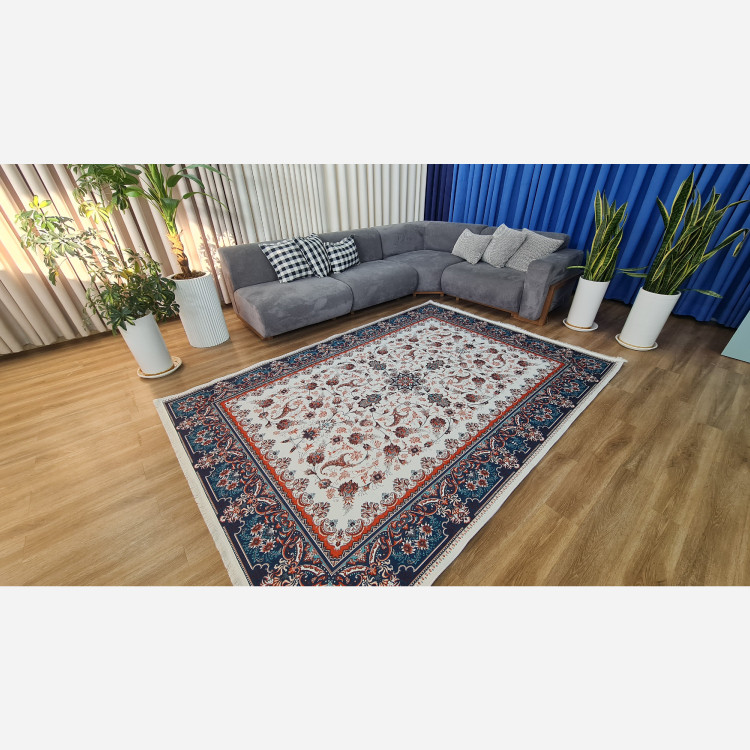 فرش مدرن مخمل استُپ دار (اصلا لیز نمیخوره) o134 (پس کرایه)