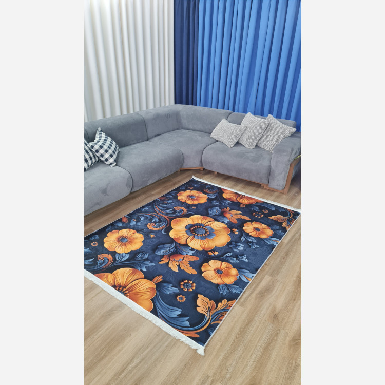 فرشینه رویه مخمل زیر کار استُپ دار (اصلا لیز نمیخوره) 9111 (پس کرایه)