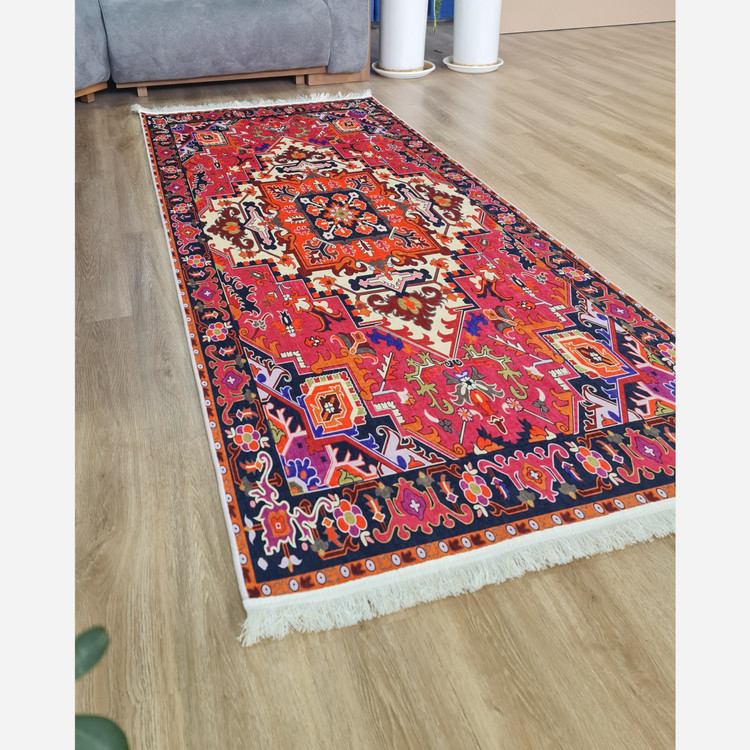 فرشینه مخمل راهرویی زیره استُپ دار (اصلا لیز نمیخوره) 124357 (پس کرایه)