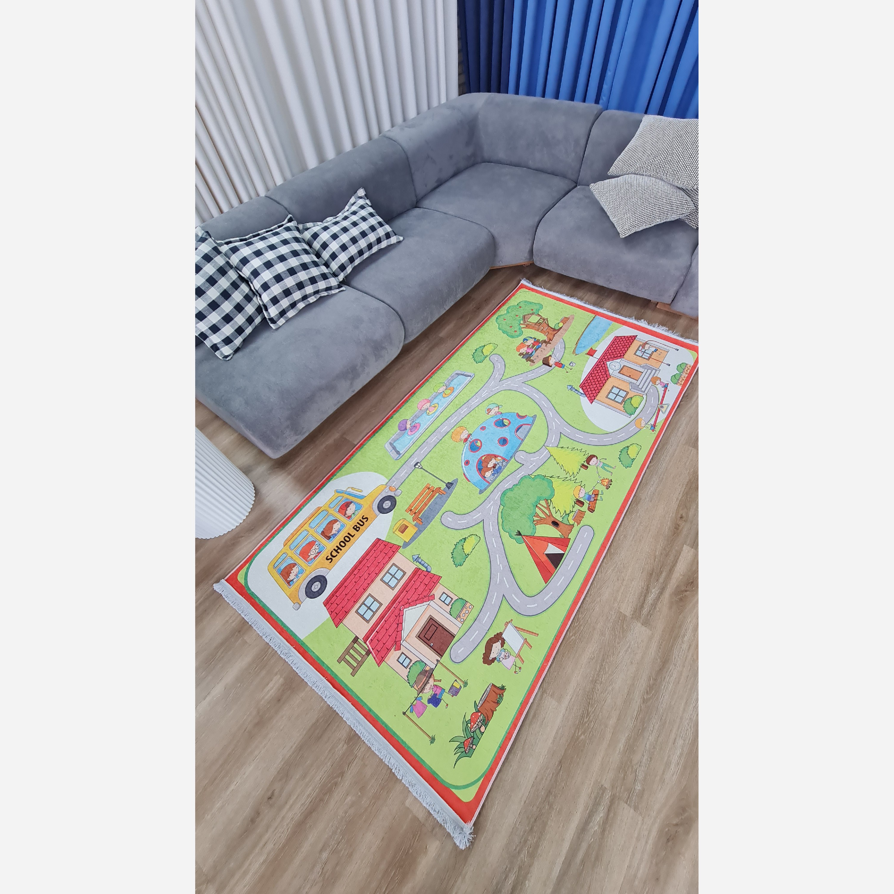 فرشینه مخمل آموزنده شادی و نشاط را به اتاق فرزندتان بیاوریدc207 (پس کرایه)