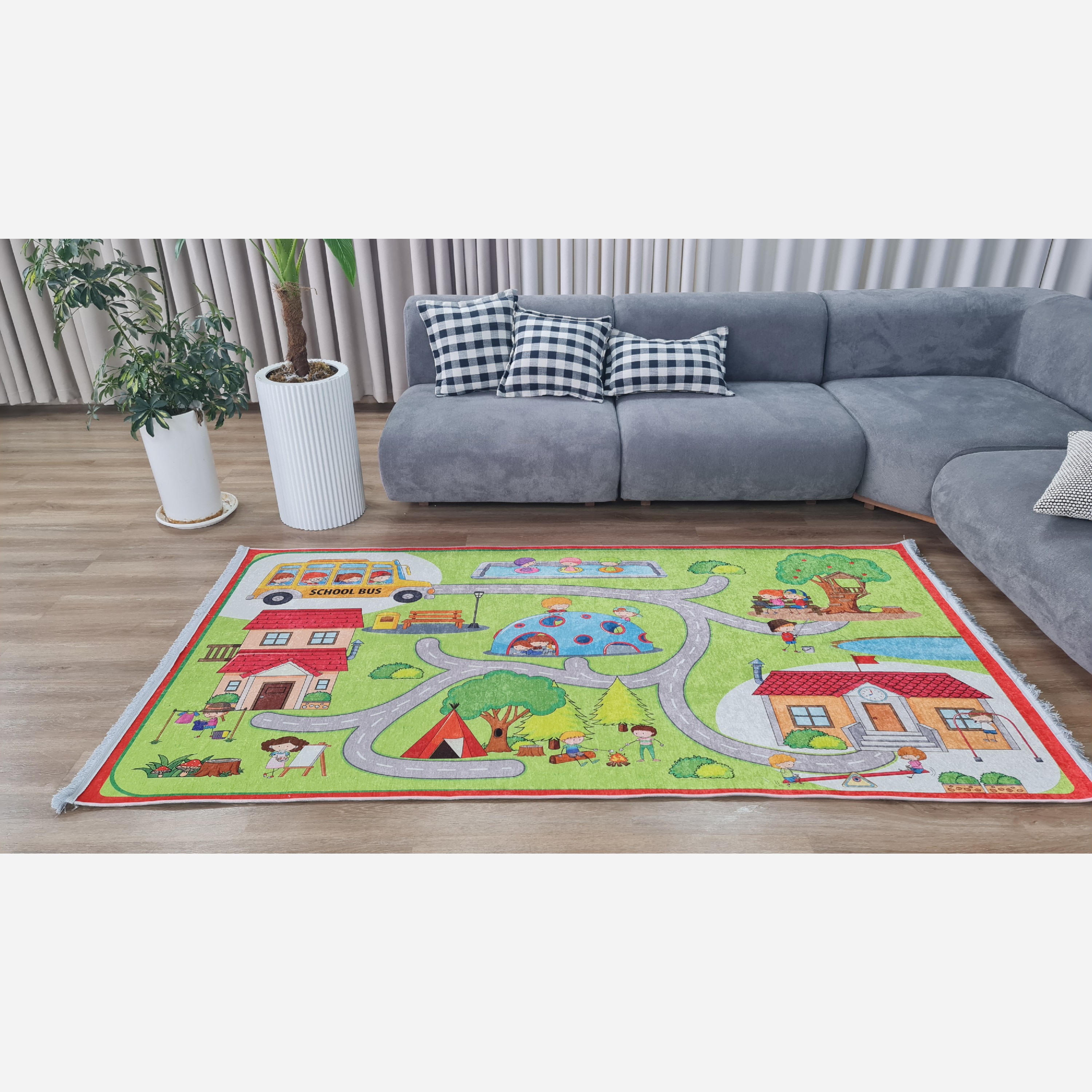 فرشینه مخمل آموزنده شادی و نشاط را به اتاق فرزندتان بیاوریدc207 (پس کرایه)