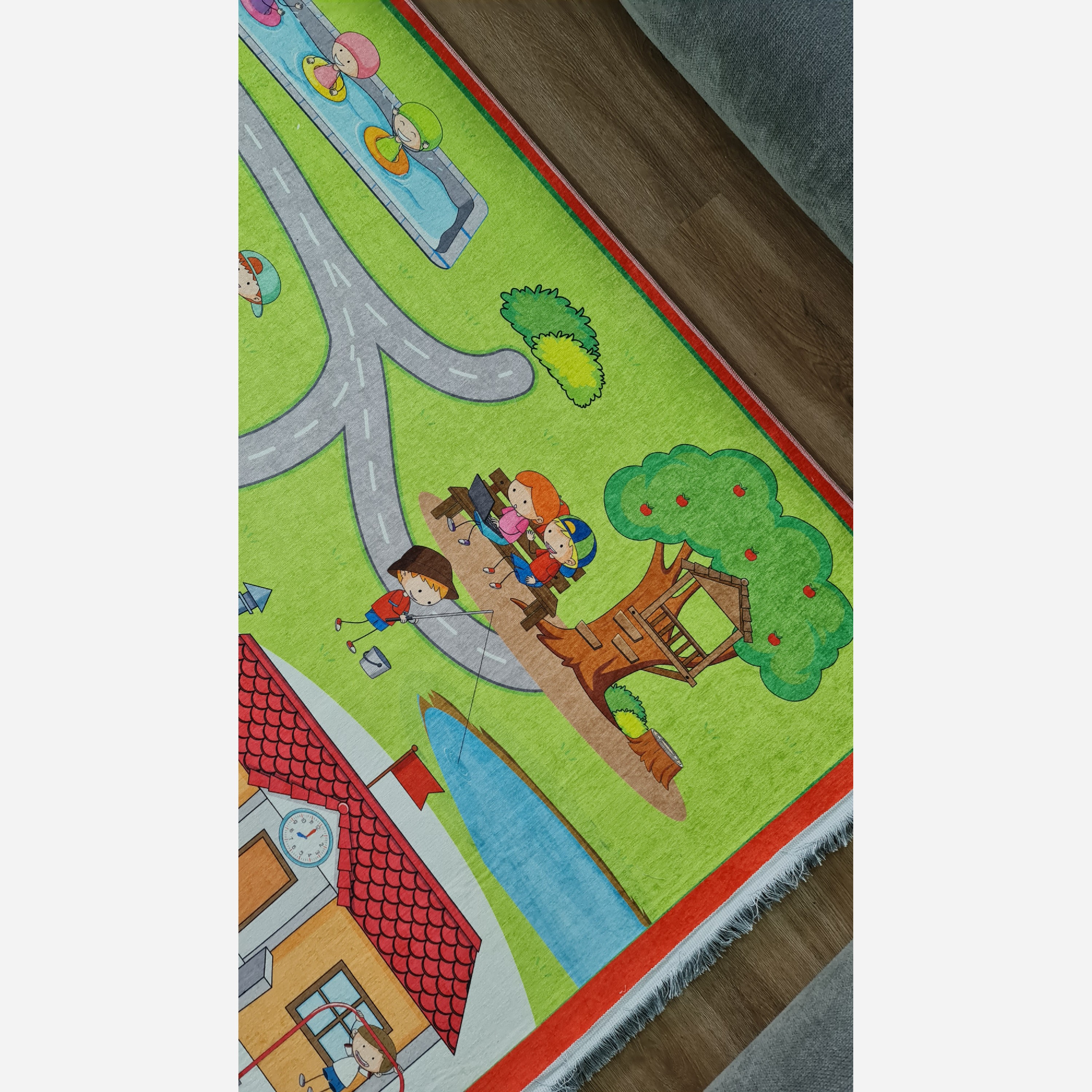 فرشینه مخمل آموزنده شادی و نشاط را به اتاق فرزندتان بیاوریدc207 (پس کرایه)