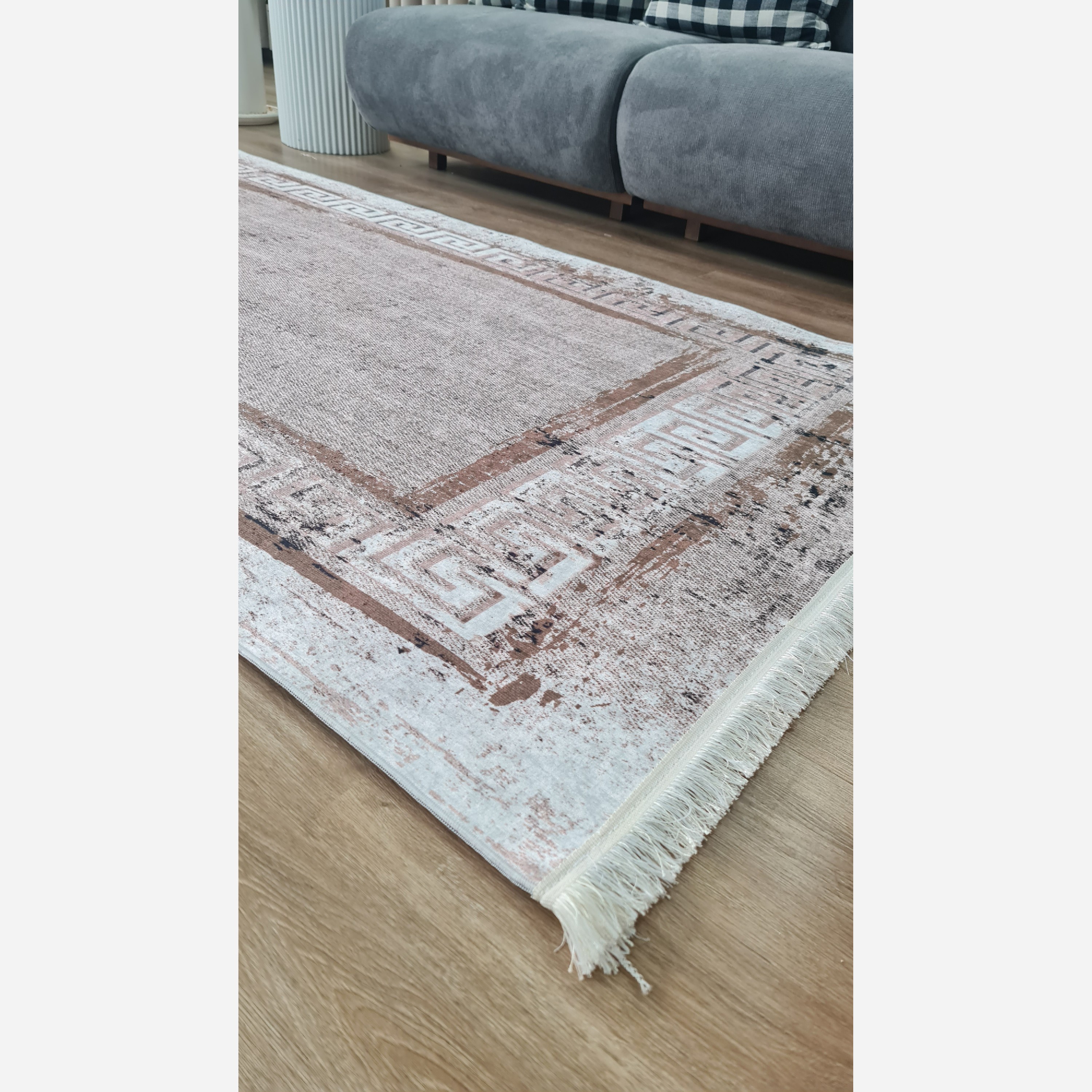 فرشینه راهرویی مخمل مدرن زیره استُپ دار (اصلا لیز نمیخوره) (پس کرایه)