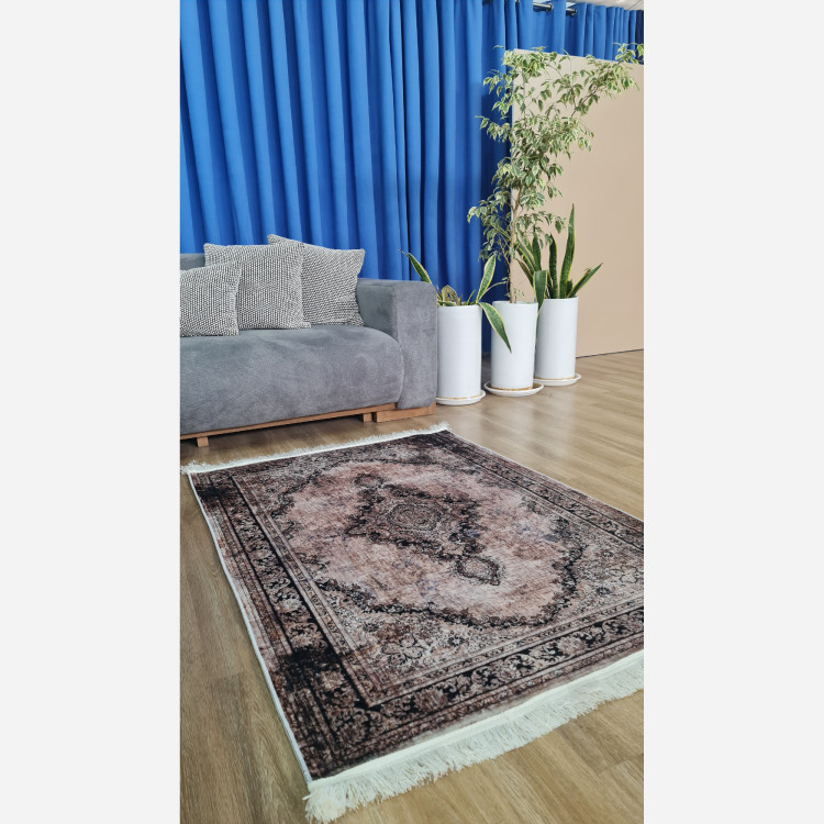 فرش مخملی مدرن هازان ترک، نرم و لوکس 20250428 (پس کرایه)
