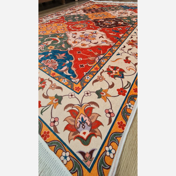فرشینه فانتزی مدرن (مخمل هازان) مناسب دکوراسیون شیک (پس کرایه)
