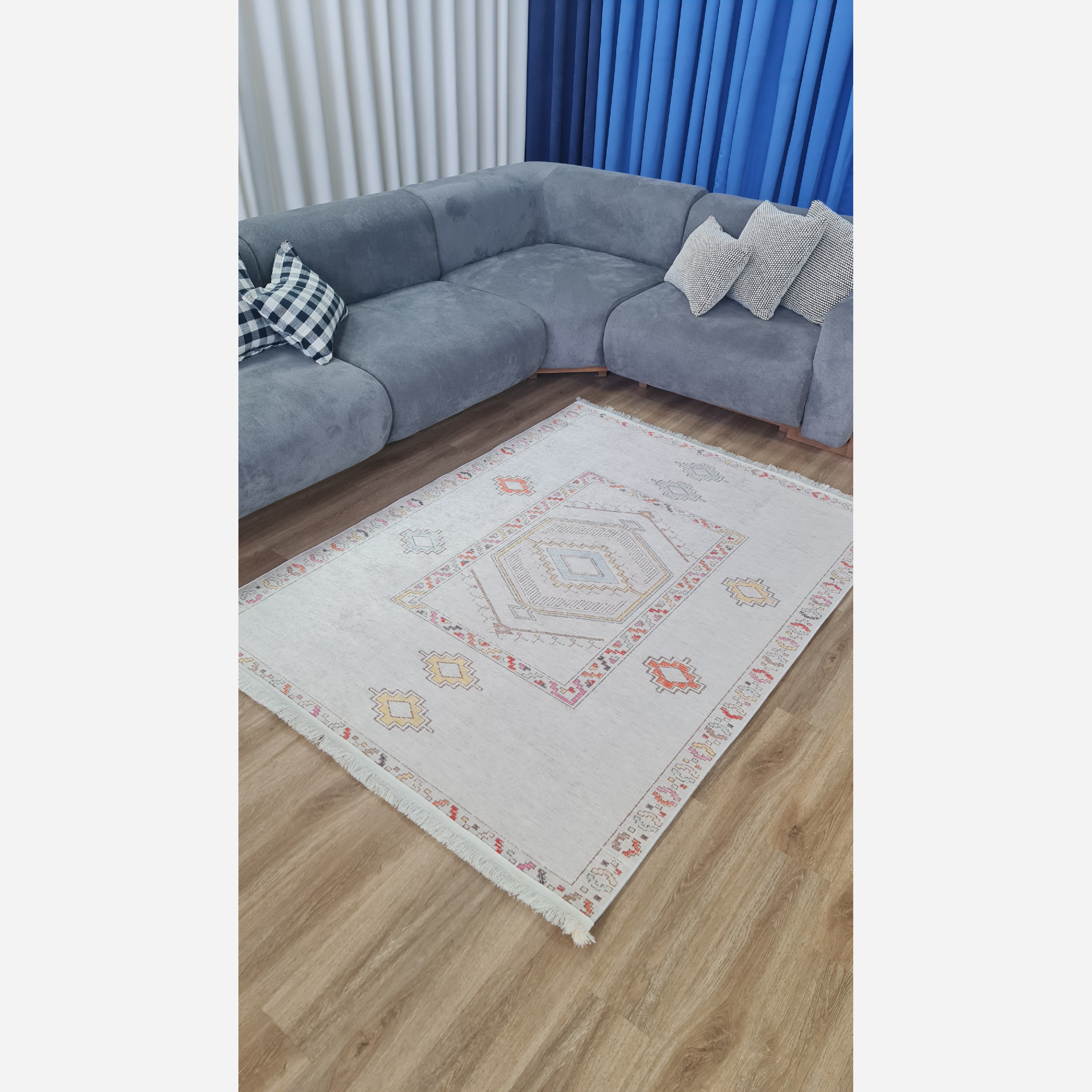 فرشینه مخمل راهرویی رویه مخمل هازان ترک کد 20250420 (پس کرایه)