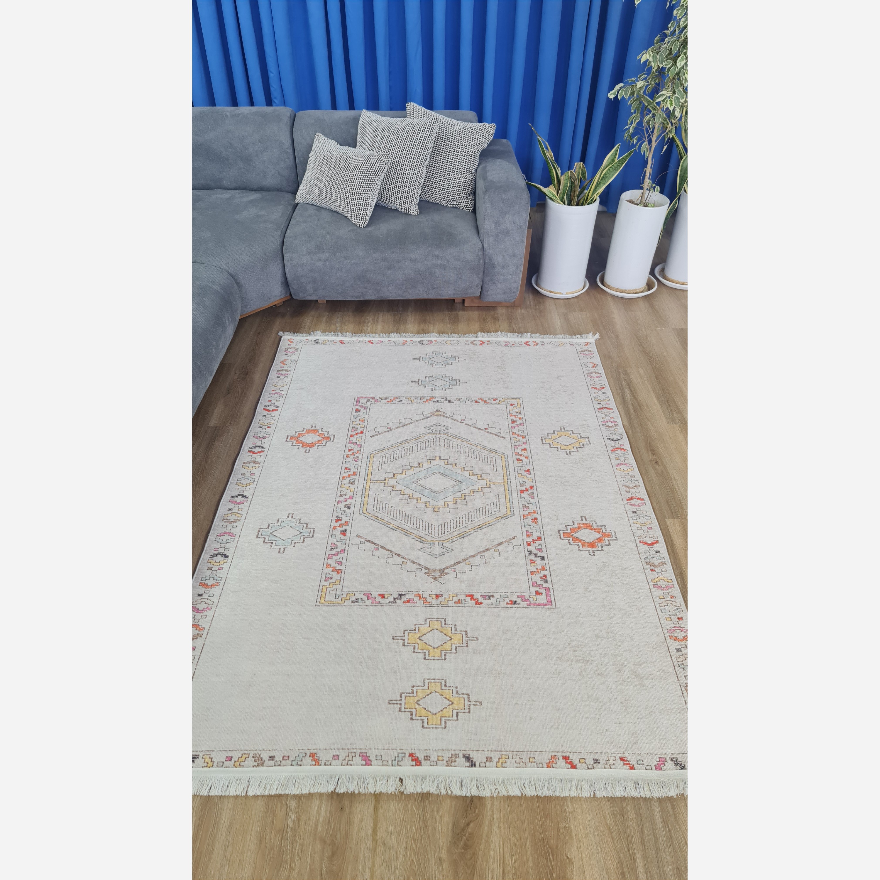 فرشینه مخمل راهرویی رویه مخمل هازان ترک کد 20250420 (پس کرایه)