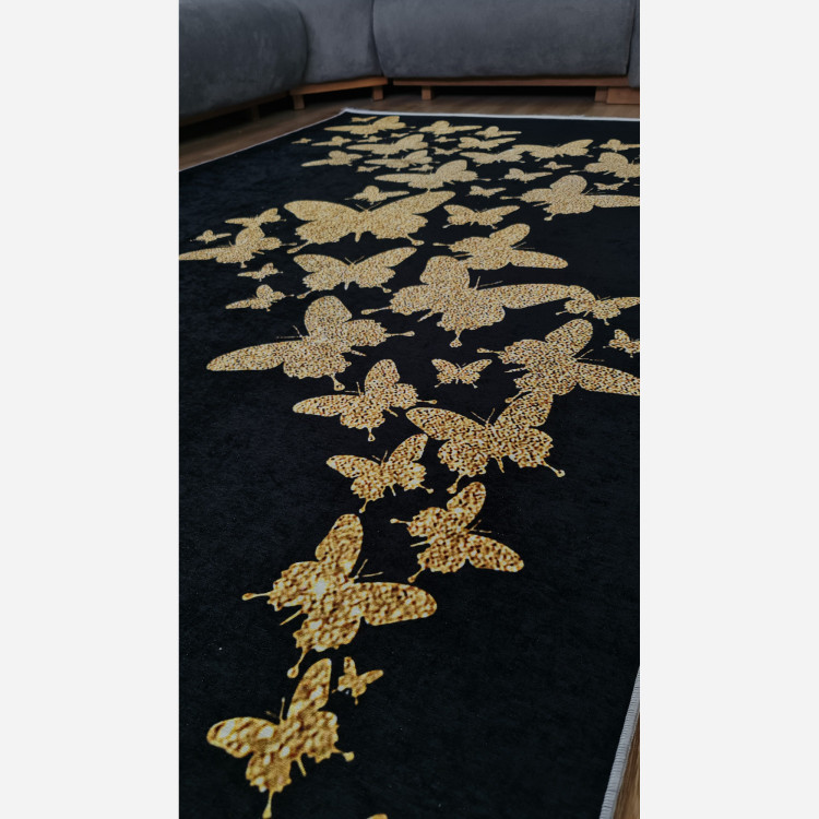 فرشینه مدرن جنس رویه مخمل هازان ترک کد h247 (پس کرایه)