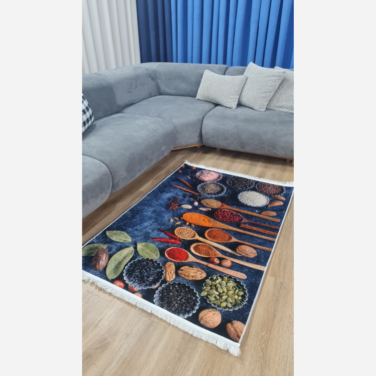 فرش اشپزخانه رویه مخمل استُپ دار ( ضد سُر ) (پس کرایه)