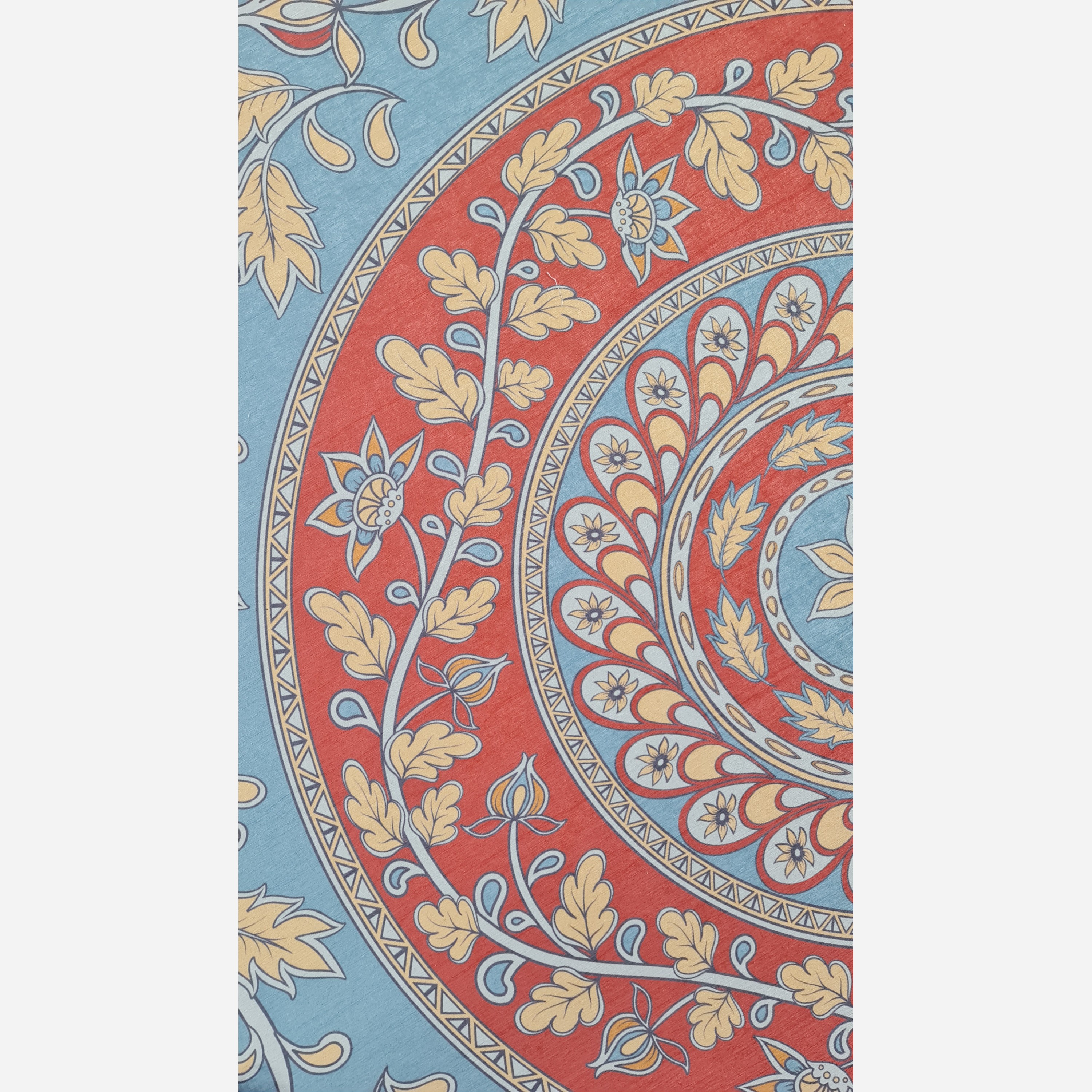 فرشینه مدرن دایره ای رویه مخمل هازان ترک d160 (پس کرایه)