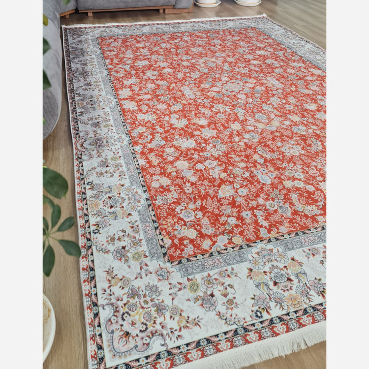 فرشینه مدرن مستطیل رویه مخمل هازان ترک کد 131 (پس کرایه)
