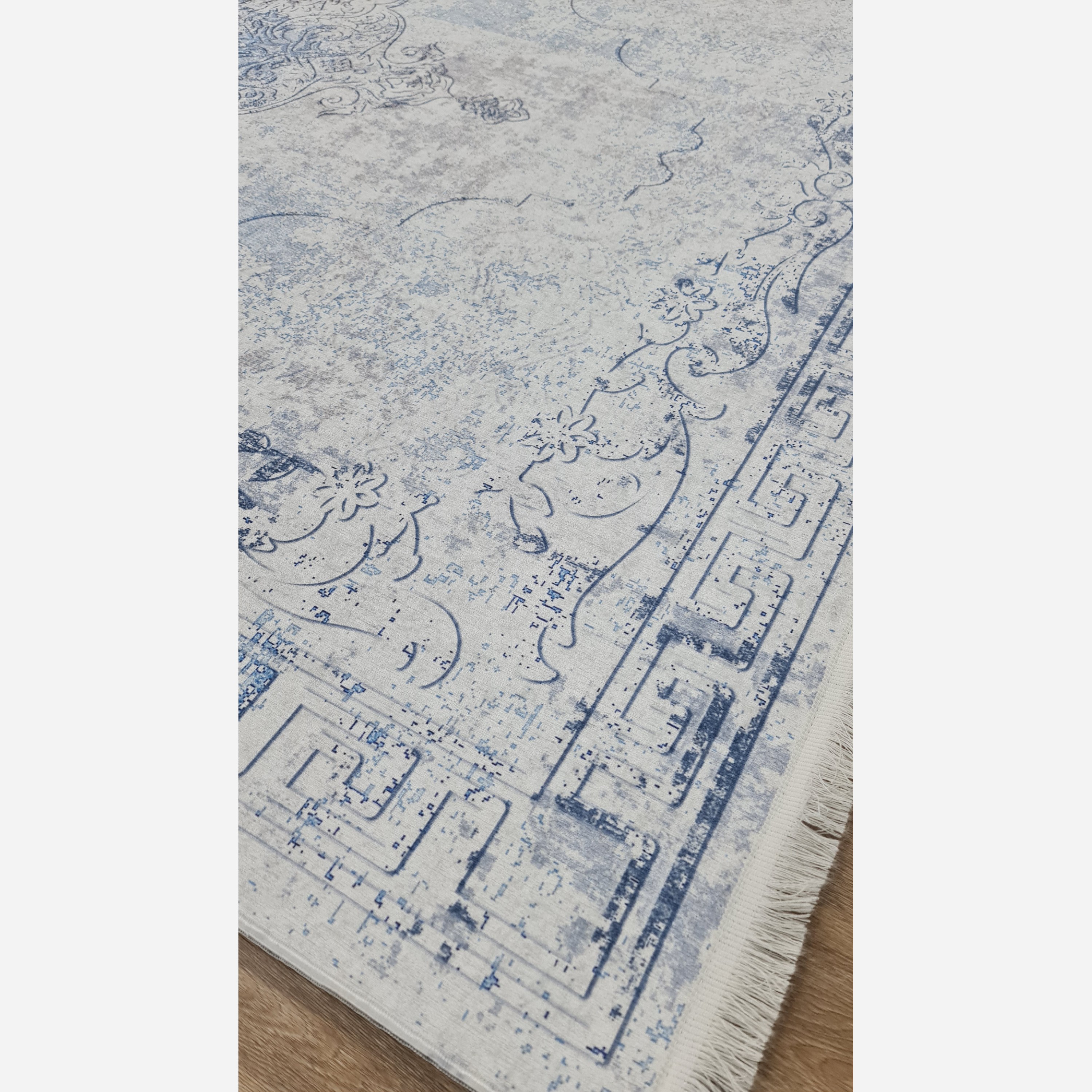 فرشینه مستطیل رویه مخمل هازان ترک کد 474 (پس کرایه)