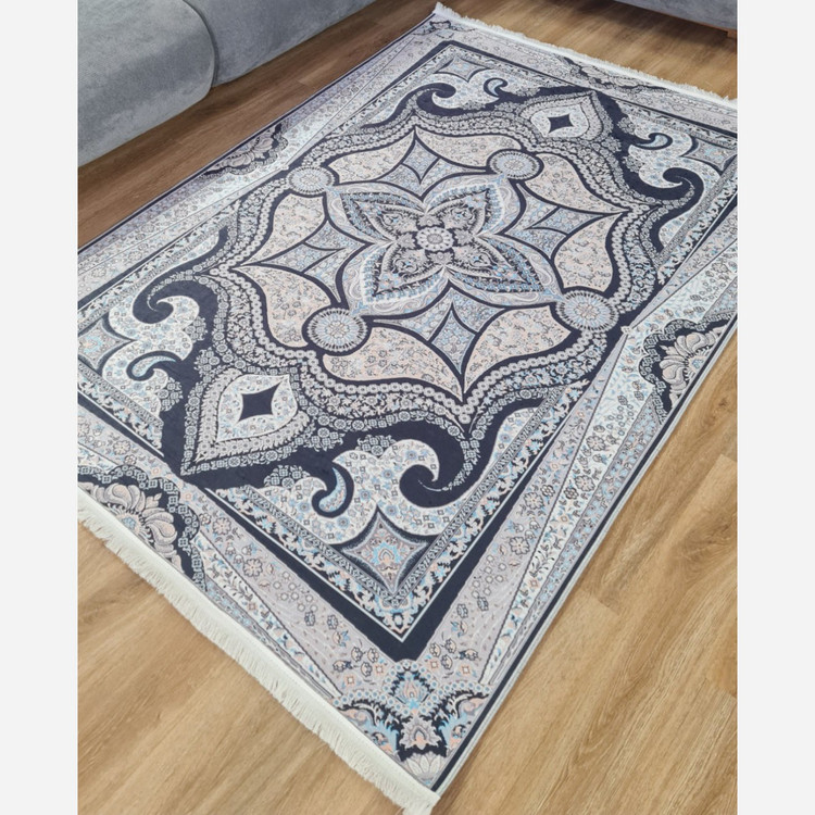 فرشینه طوسی مدرن جلوه ای خاص مخمل هازان تُرک (پس کرایه)