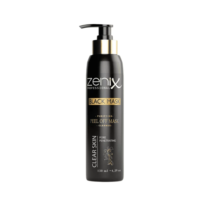 ماسک صورت زغال زنیکس zenix مدل clear skin لایه بردار پوست حجم 130 میل