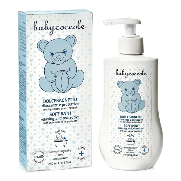 شامپو مرطوب کننده بدن کودک بی بی کوکول babycoccole حجم 250 میل