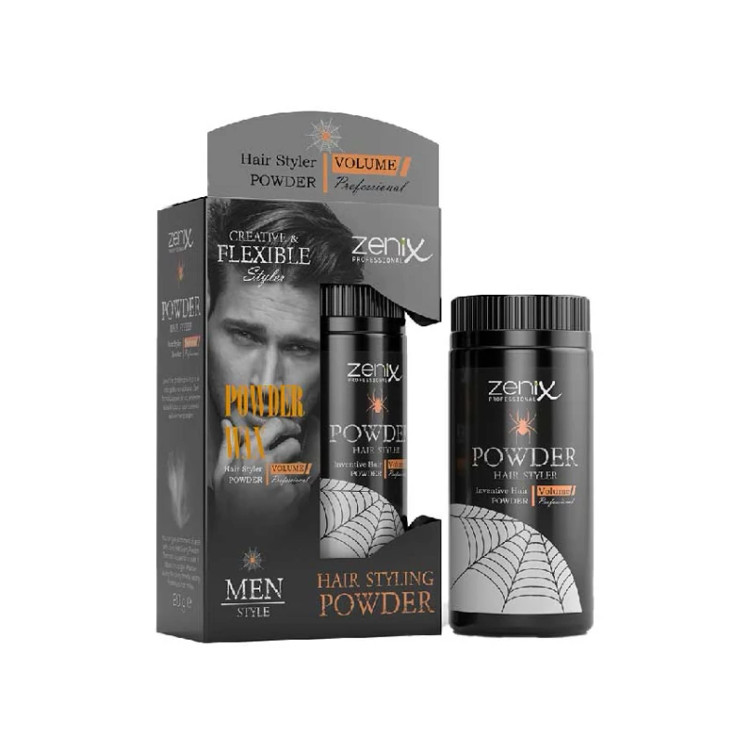 پودر حالت دهنده و حجم دهنده مو زنیکس Zenix مدل Volume حجم 20 گرم