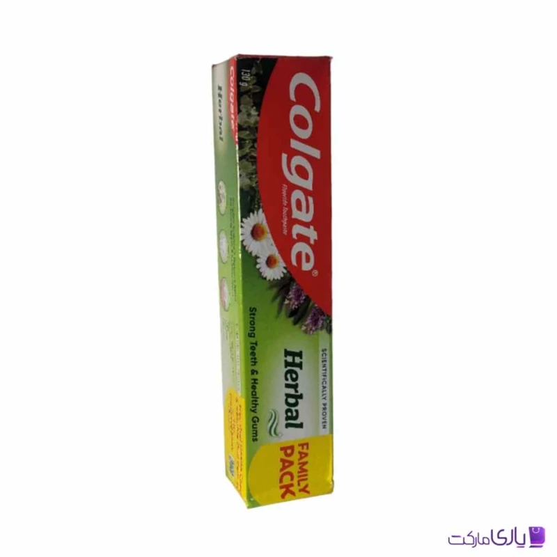 خمیر دندان گیاهی کلگیت مدل Herbal مناسب دندانهای قوی و لثههای سالم حجم 130 گرم