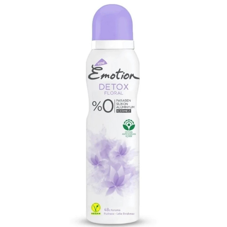 اسپری ضد تعریق ایموشن زنانه مدل دتوکس فلورال DETOX FLORAL حجم 150 میل