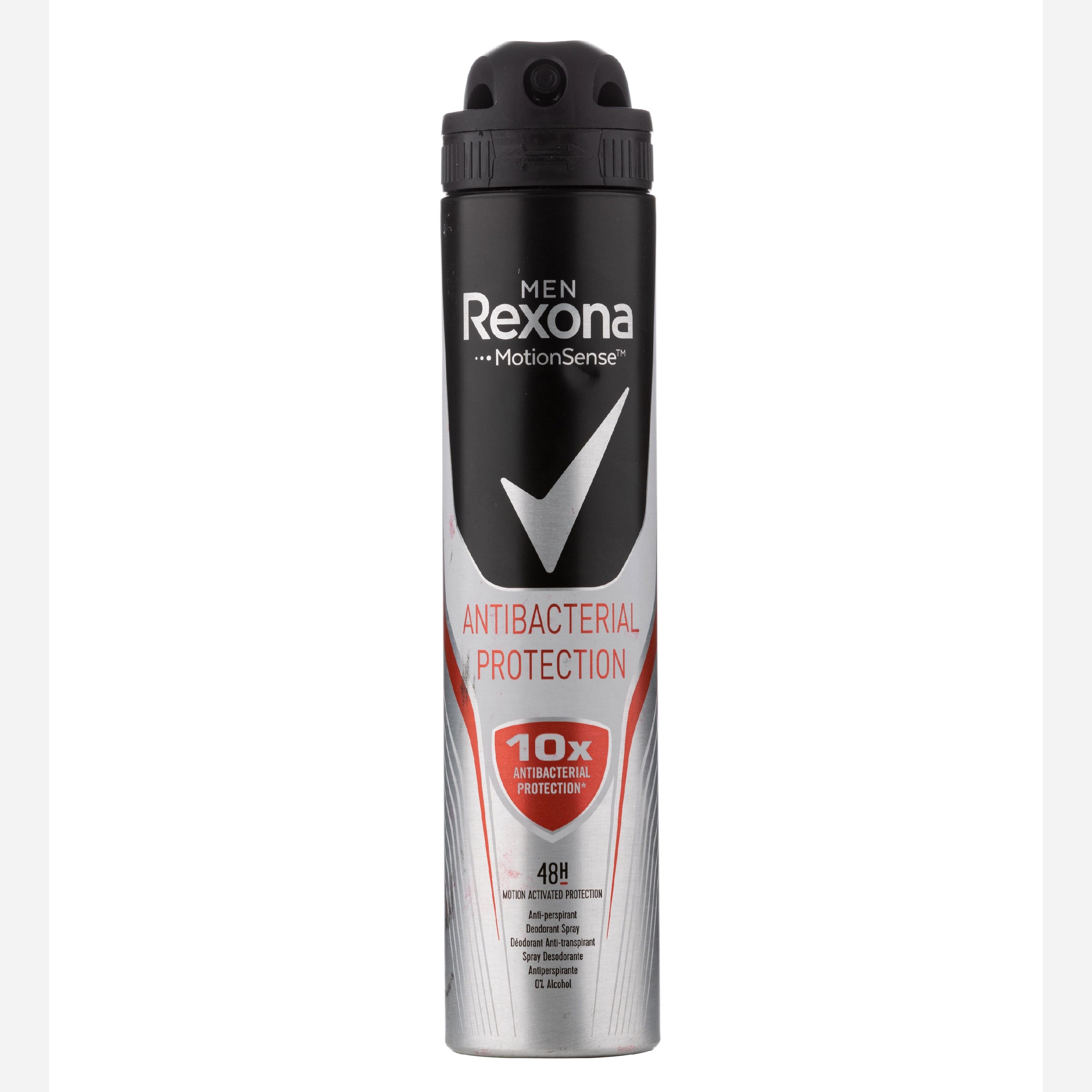 اسپری دئودورانت مردانه مدل Antibacterial 10x حجم 200 میل رکسونا
