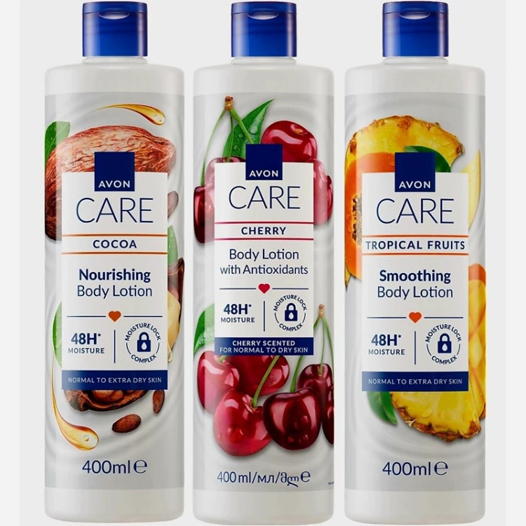 لوسیون بدن آون با عصاره میوه ها Avon care