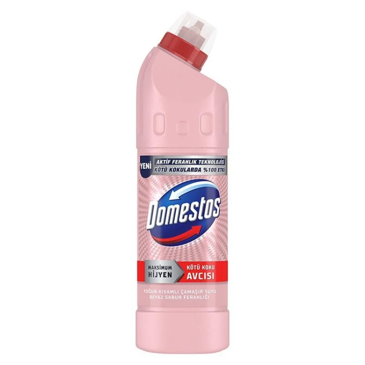 مایع جرمگیر و سفیدکننده دامستوس صورتی ترکیه مدل Domestos Kotu Koku