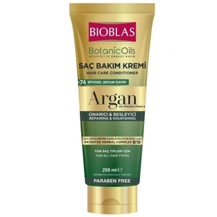 ماسک موی بیوبلاس آرگان حجم 250 میل مدل BIOBLAS SAC BAKIM KREMI