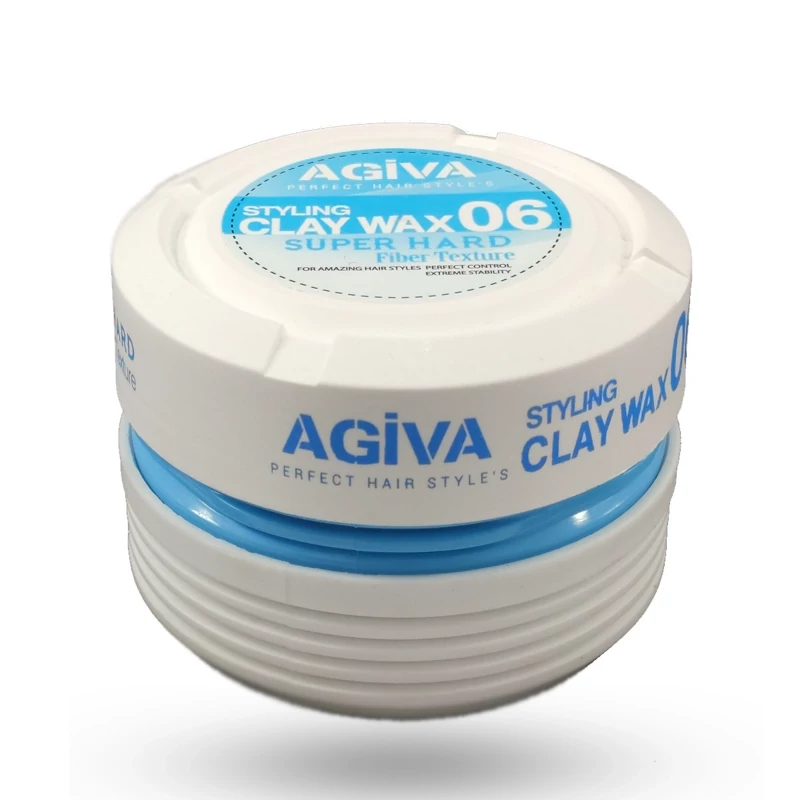 واکس مو سفید آگیوا AGiVA شماره 06 مدل آدامس Styling Clay Wax حجم 175 میل