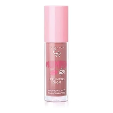 لیپ گلاس رنگی حجم دهنده PLUMPED LIPS گلدن رز Golden Rose کد 203