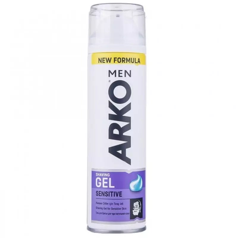 ژل اصلاح ریش آرکو ARKO مدل Sensitive  حساس برای پوست های حساس