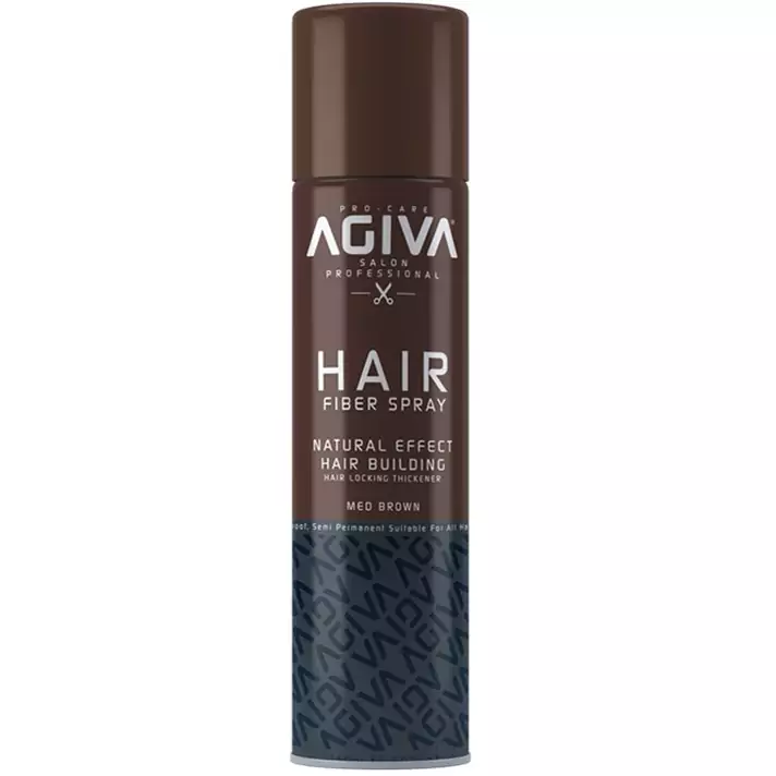 اسپری پرپشت کننده مو آگیوا AGIVA اصل مدل  رنگ قهوه ای