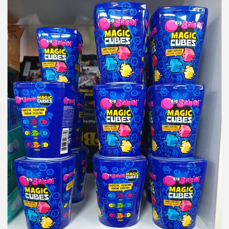 آدامس میوه ای بیگ بابل Big Babol مدل Magic Cubes وزن 86 گرم