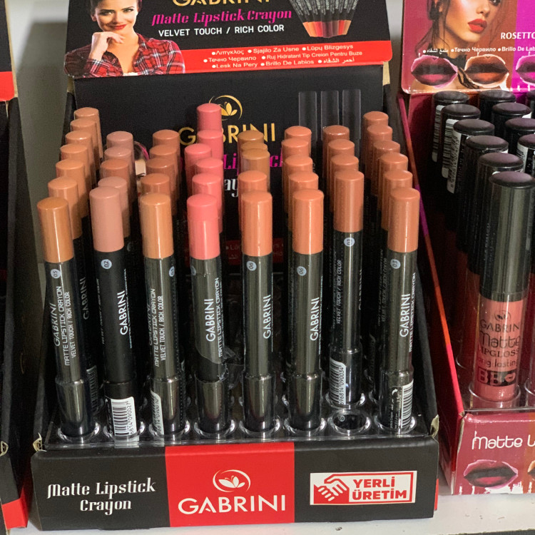 رژ لب مدادی گابرینی مدل Matt Lipstick Crayon از شماره 1تا 24