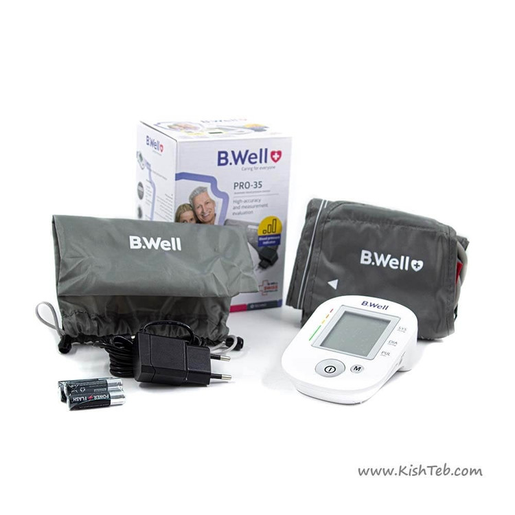 فشارسنج بازویی دیجیتال بی ول مدل PRO-35 با آداپتور با 7 سال گارانتی