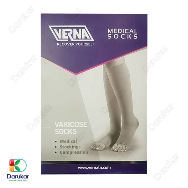 جوراب واریس ورنا بالای ران جوراب ضد واریس ورنا verna