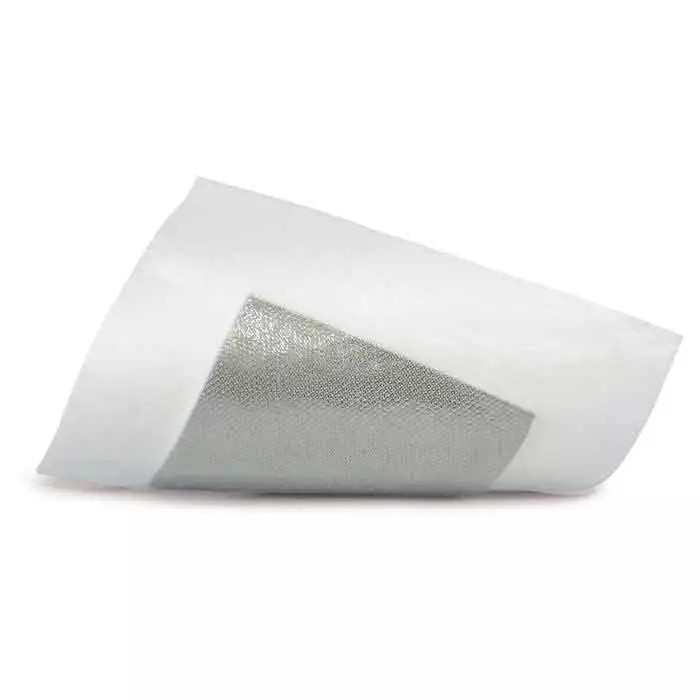 پانسمان نقره سیلورمد 10 در 10 چسب دار یوروفارم Eurofarm Silvermed