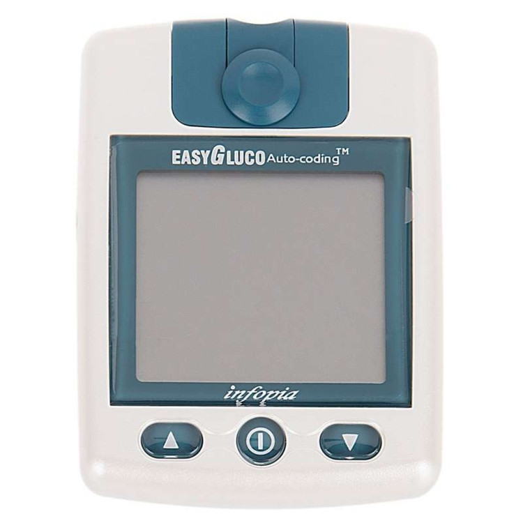 دستگاه تست قند خون ایزی گلوکو ب همراه 50 عدد نوار تست EASYGLUCO با گارانتی مادام العمر