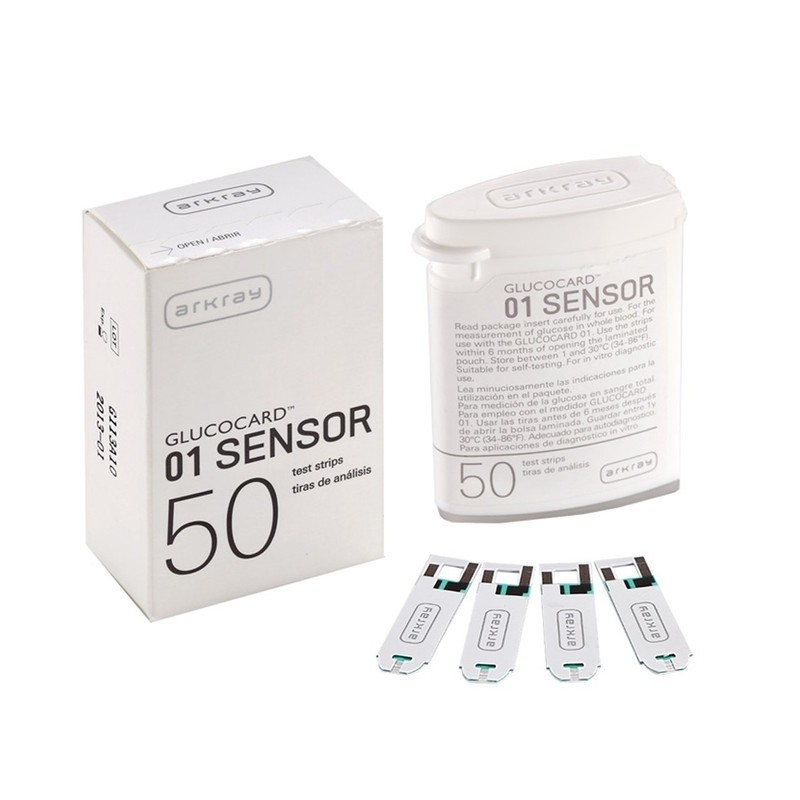 نوار تست قند گلوکارد 01 انقضا 4 2026 arkray Glucocard 01 sensor گلوکوکارد 01 صفر یک