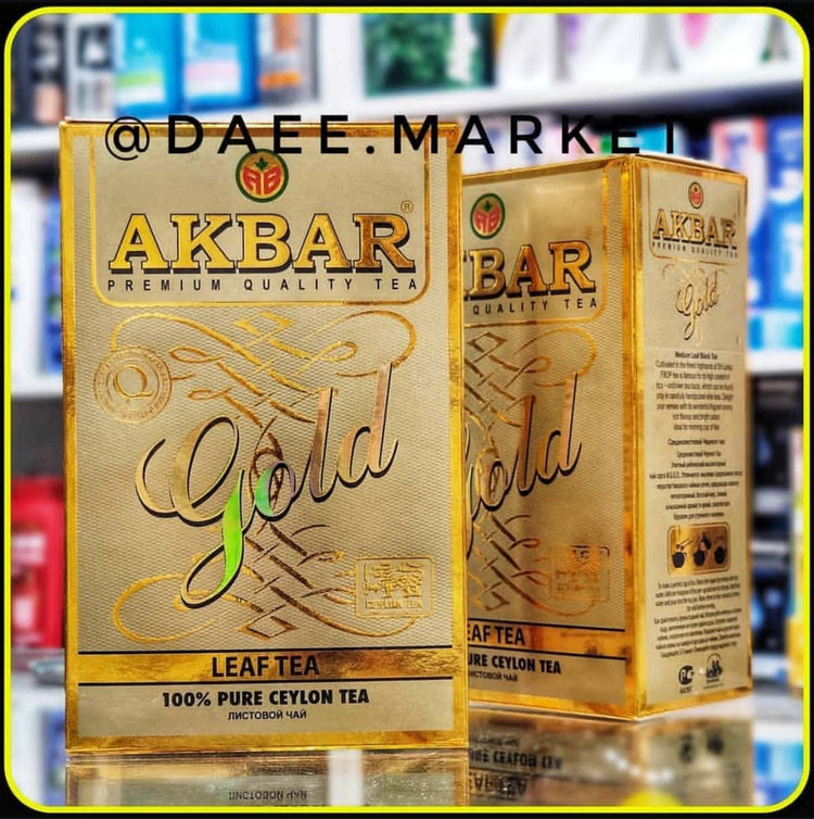 چای سیاه اکبر گلد Akbar Gold Premium Quality Ceylon Black Tea