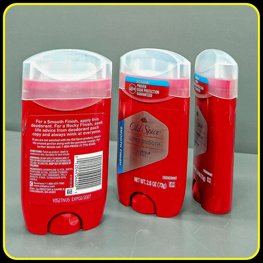 دئودورانت اولد اسپایس اولترا اسموت Old Spice Ultra Smooth بدون آلومینیوم 73 گرم