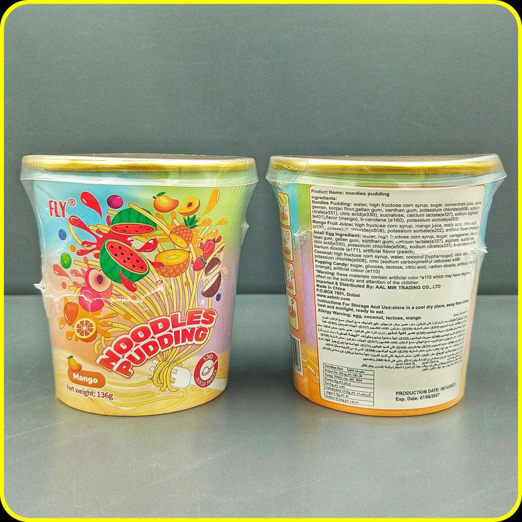 پودینگ نودل انبه FLY مدل Noodles Pudding وزن 136 گرم