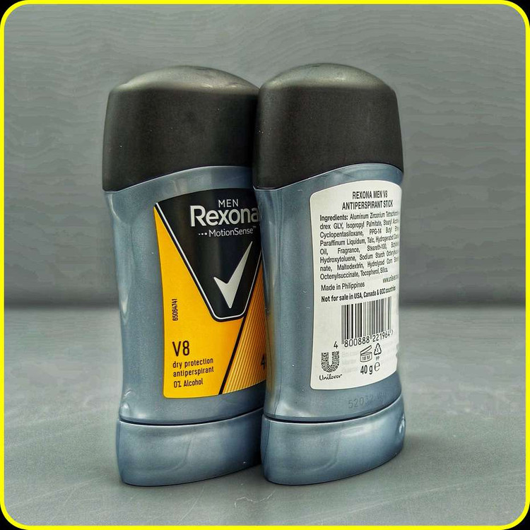 استیک ضدتعریق مردانه Rexona Men V8 مدل MotionSense حجم 40 گرم