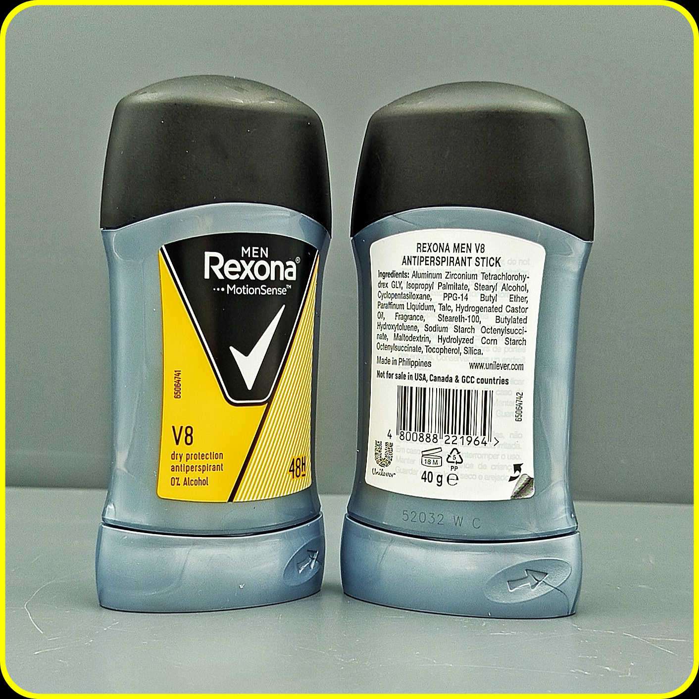 استیک ضدتعریق مردانه Rexona Men V8 مدل MotionSense حجم 40 گرم