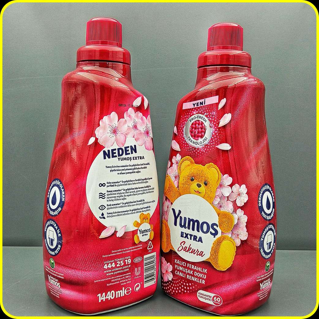 نرمکننده لباس یوموش اکسترا 1440 میلیلیتر Yumos Extra Fabric Softener
