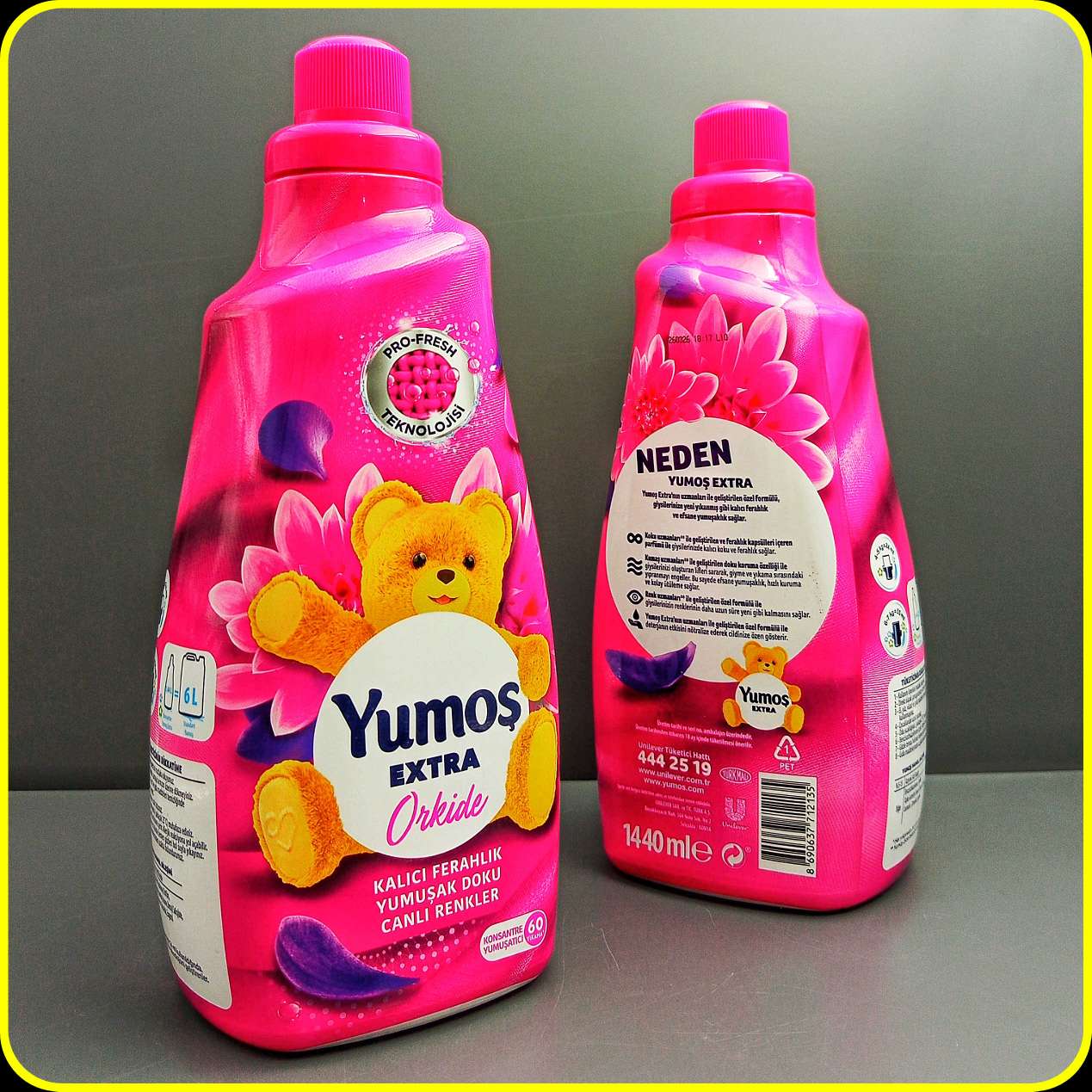 نرمکننده لباس یوموش اکسترا 1440 میلیلیتر Yumos Extra Fabric Softener