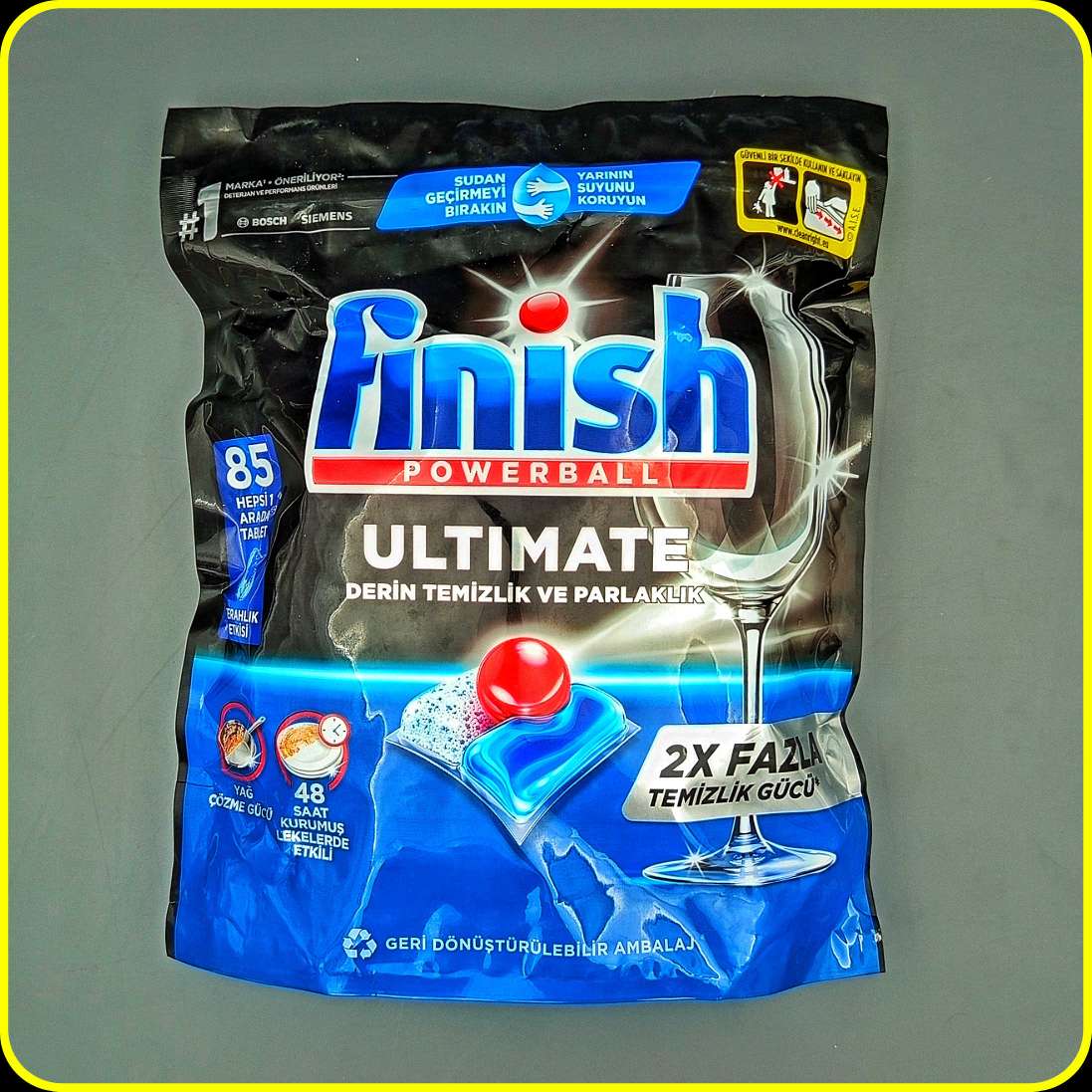قرص ماشین ظرفشویی فینیش پاوربال اولتیمیت 85 عددی | Finish Powerball Ultimate 85 Tablets