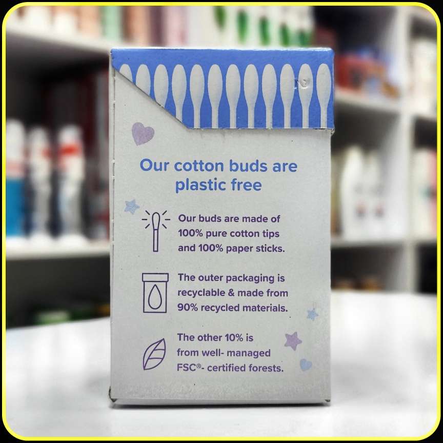 گوش پاک کن جانسون بیبی 100 عددی | Johnson’s Baby Cotton Buds