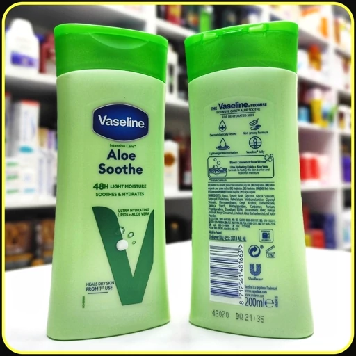 لوسیون وازلین آلوئه ورا aloe Vera lotion 200ml