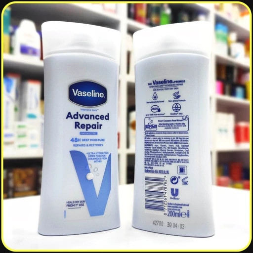 لوسیون ترمیم و بازسازی پوست وازلین vaseline repair